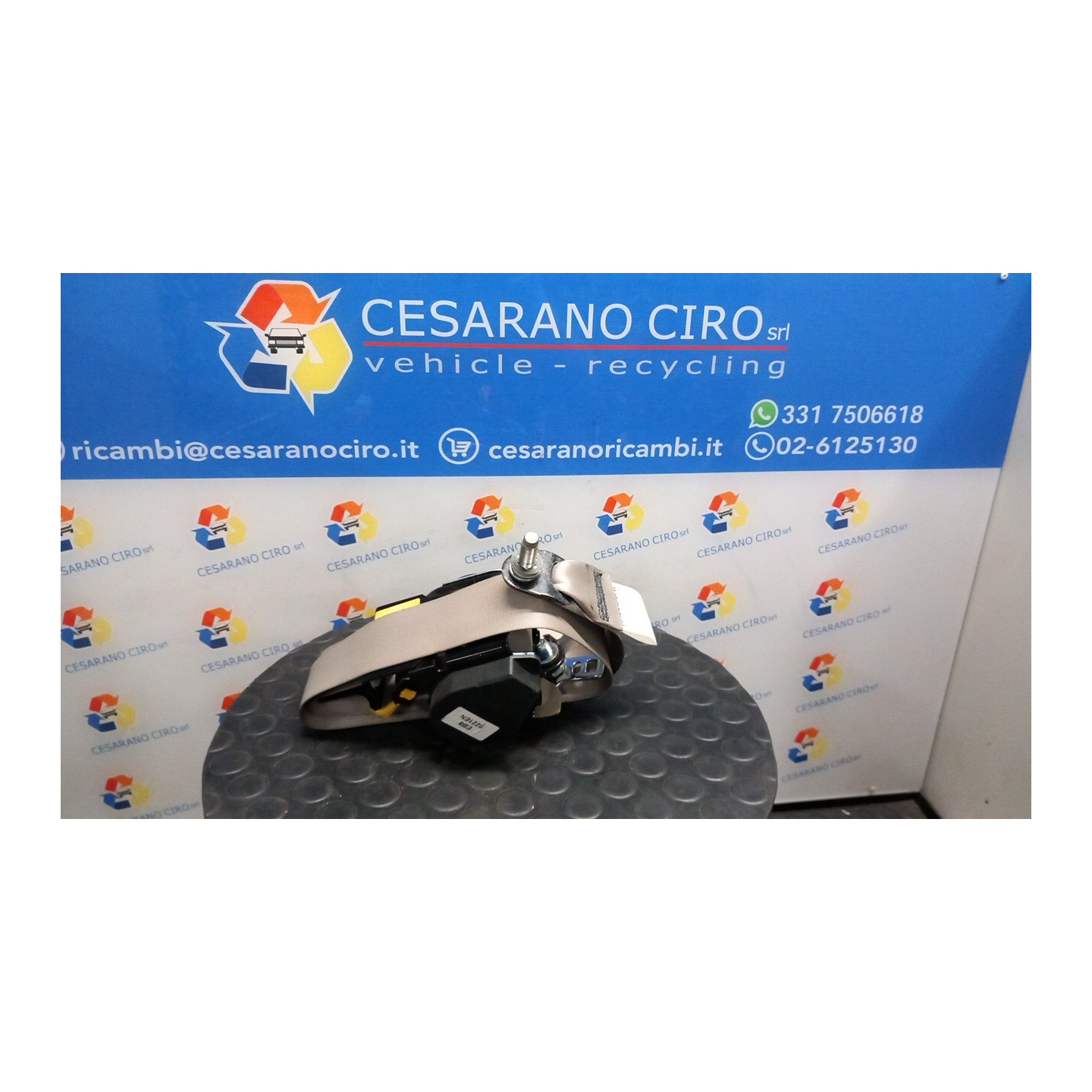 CINTURA DI SICUREZZA ANT. DX. 080 PEUGEOT 4007 (06/07-) 4HN 8975G7