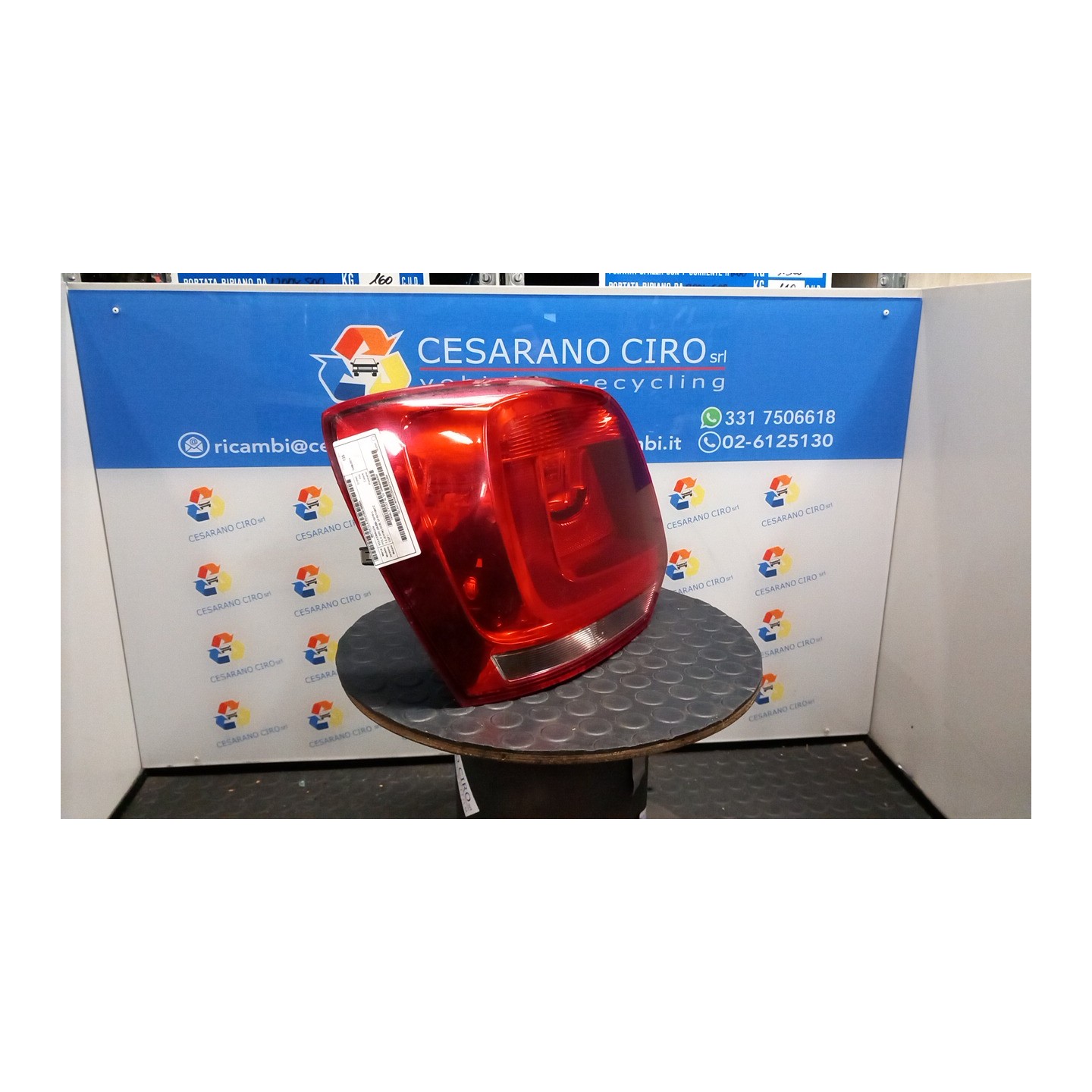 FANALE POST. AL SX. 055 VOLKSWAGEN POLO (6R) (05/09-10/14) CGP 6R0945095AH