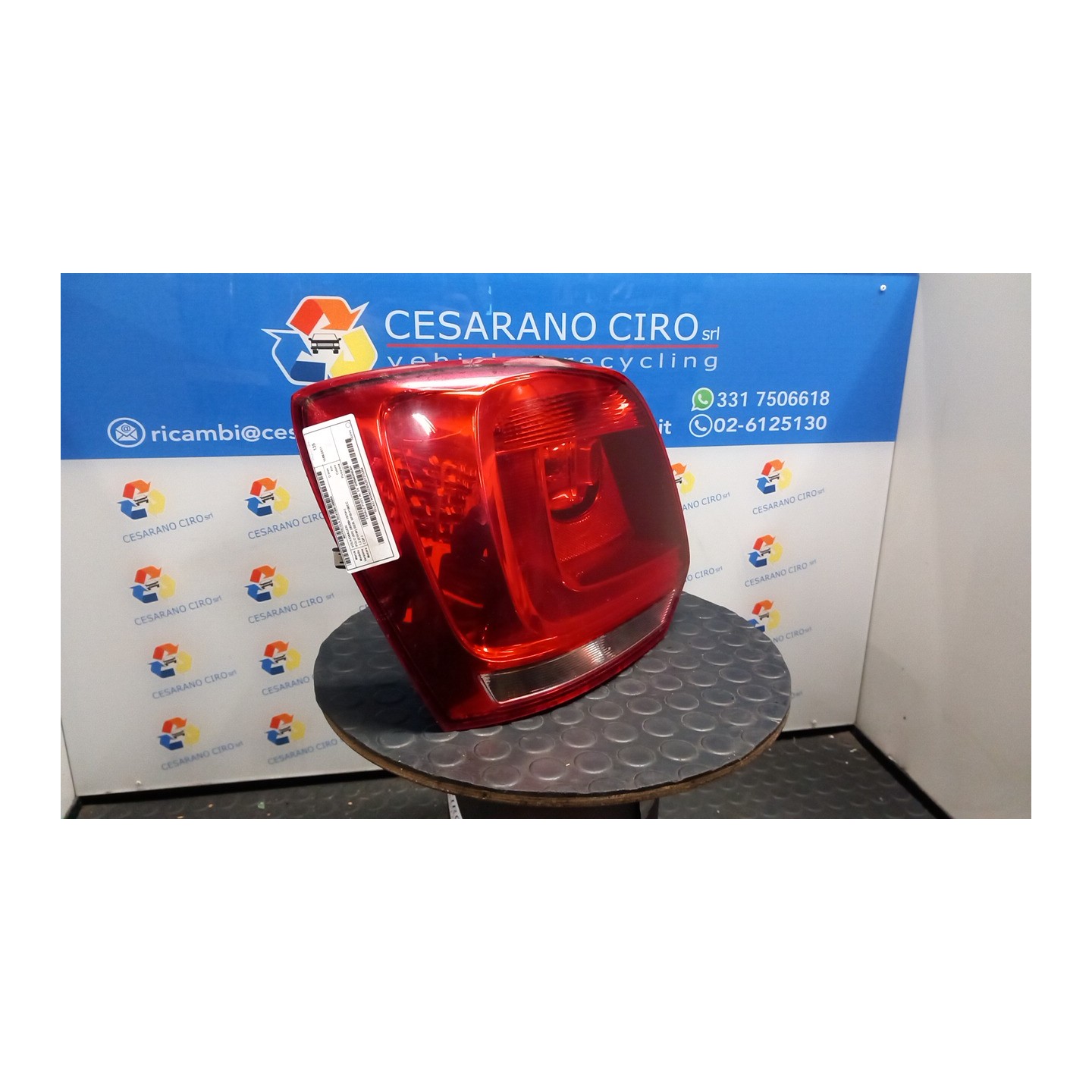 FANALE POST. AL SX. 055 VOLKSWAGEN POLO (6R) (05/09-10/14) CGP 6R0945095AH