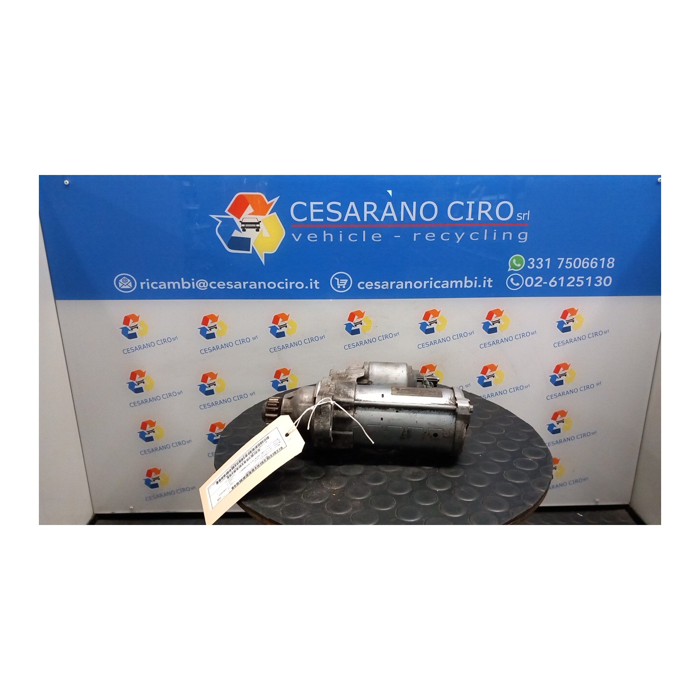 MOTORINO AVVIAMENTO 1.1KW BOSCH/ROTAZ. 081 VOLKSWAGEN UP! (1S) (11/11-10/16) CPG 02M911021HX