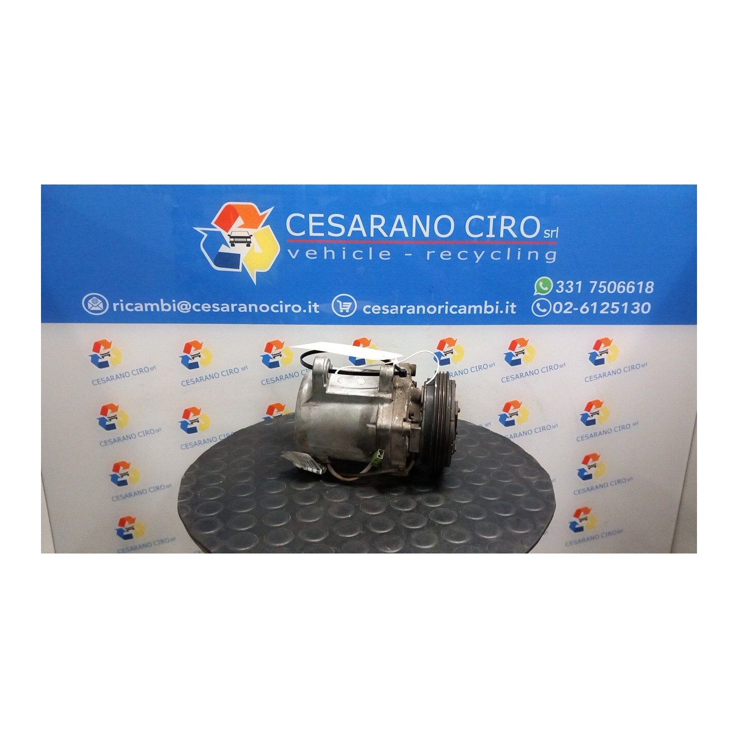 COMPRESSORE A/C 026 SMART FORTWO (A/C450) (01/04-10/07) 15 Q0003191V010000000