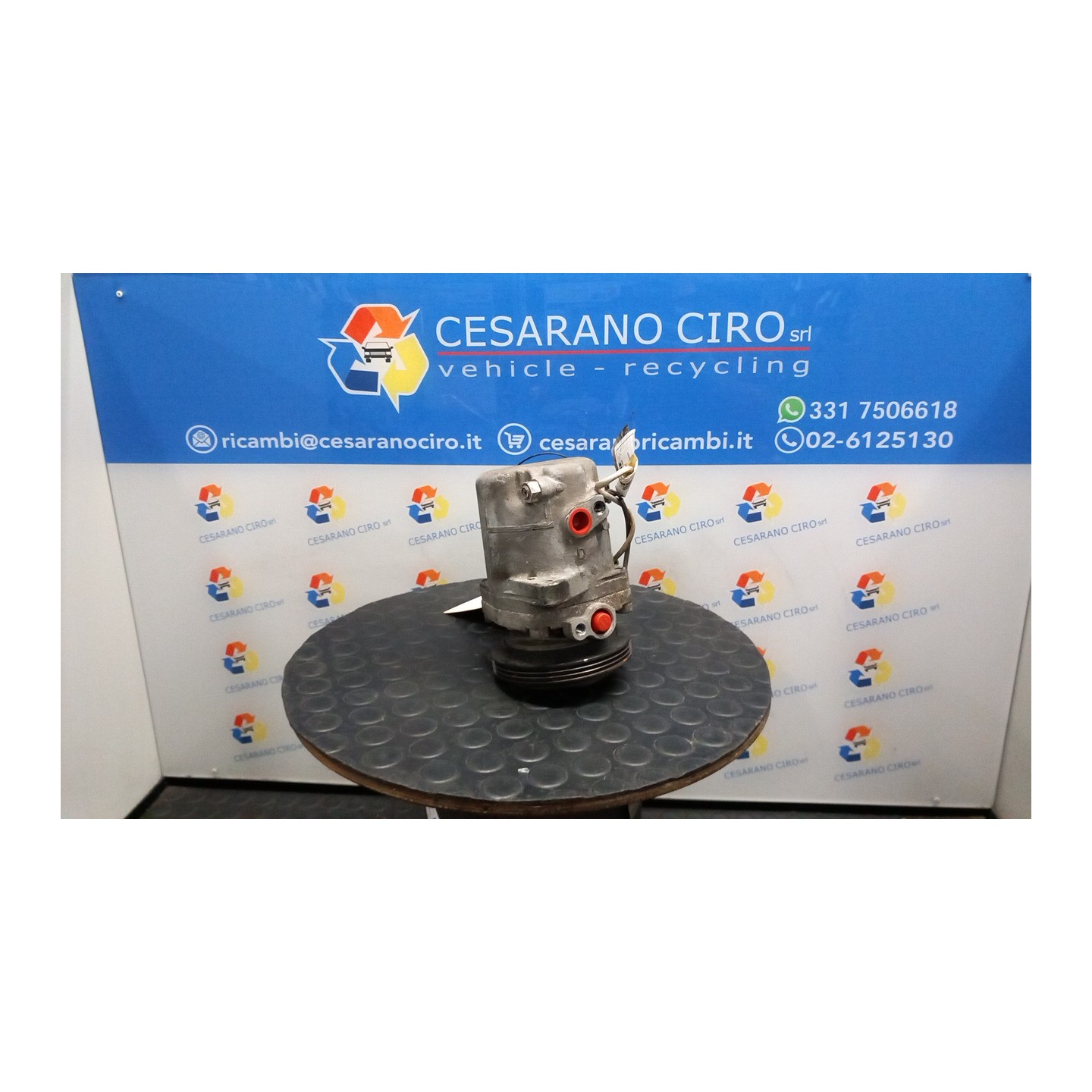 COMPRESSORE A/C 026 SMART FORTWO (A/C450) (01/04-10/07) 15 Q0003191V010000000