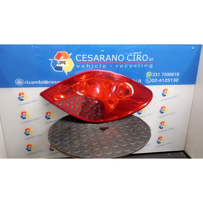 FANALE POST. DX. 102 PEUGEOT 207 (04/06-06/09) KFU 6351Y7