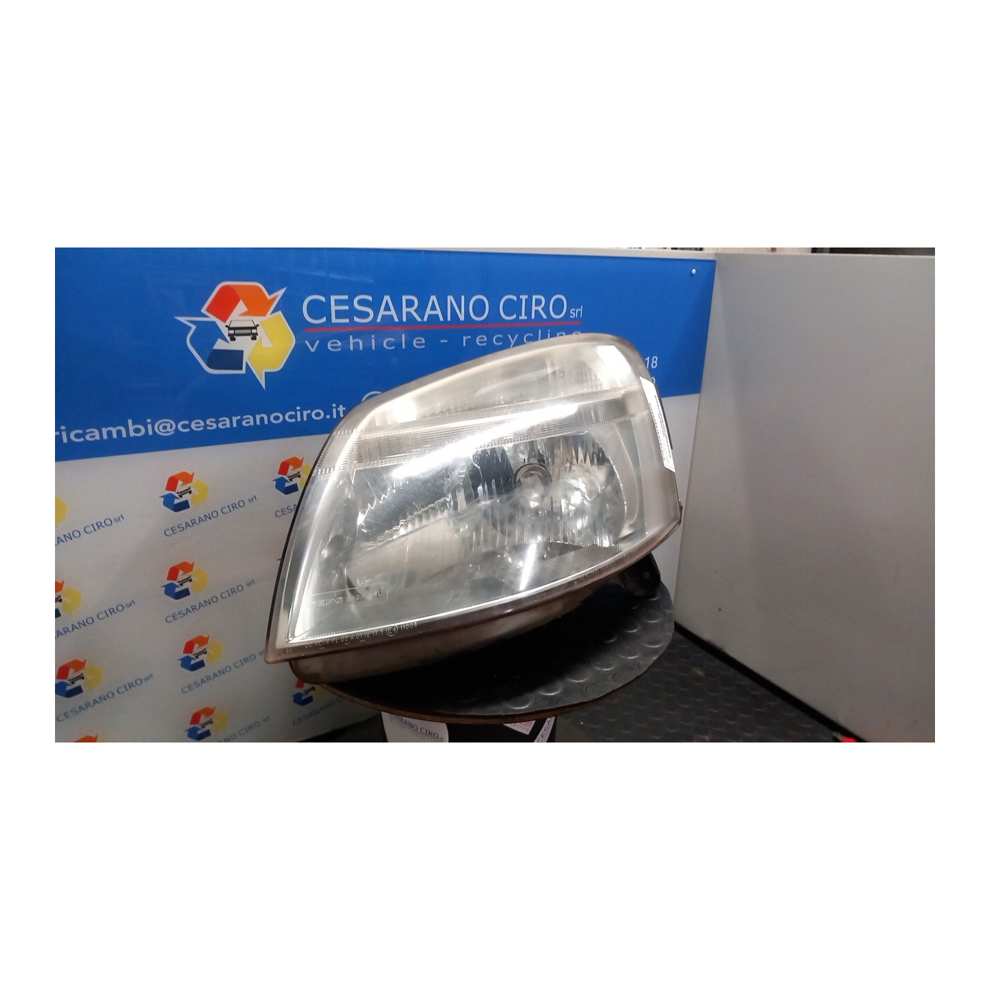 PROIETTORE SX. 112 CITROEN BERLINGO (10/02-04/08) RHY 6204AX