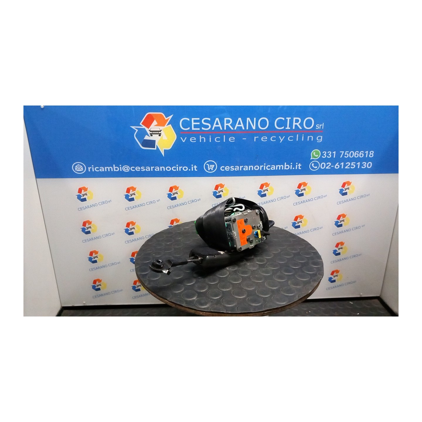 CINTURA DI SICUREZZA ANT. DX. 117 CITROEN C4 PICASSO (09/06-08/13) 9HZ 8974XG