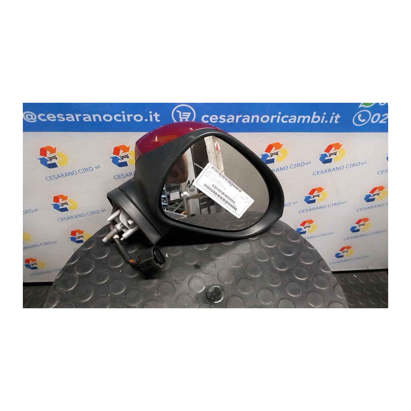 RETROVISORE EST. REGOLAZ. ELETTR. RI DX. 002 SEAT LEON (1P) (06/05-02/13) CAX 1P1857508A9B9