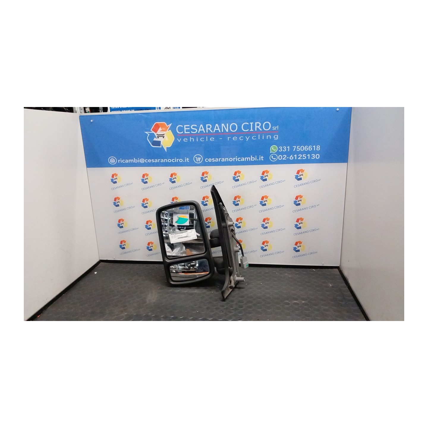 RETROVISORE EST. C/CRISTALLO DOPPIO SX. 006 RENAULT MASTER (10/03-10/06) G9UA7 7700352183
