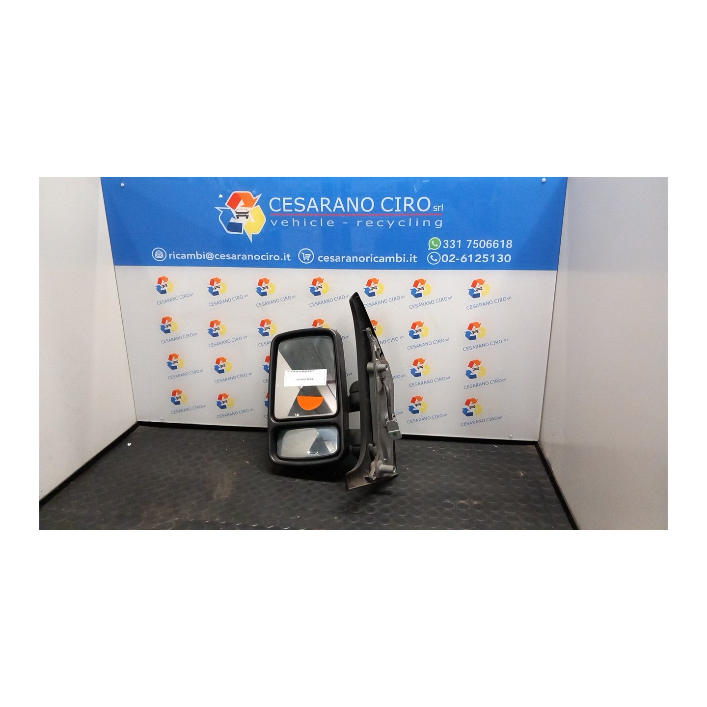 RETROVISORE EST. C/CRISTALLO DOPPIO SX. 008 RENAULT MASTER (10/03-10/06) G9UA7 7700352183