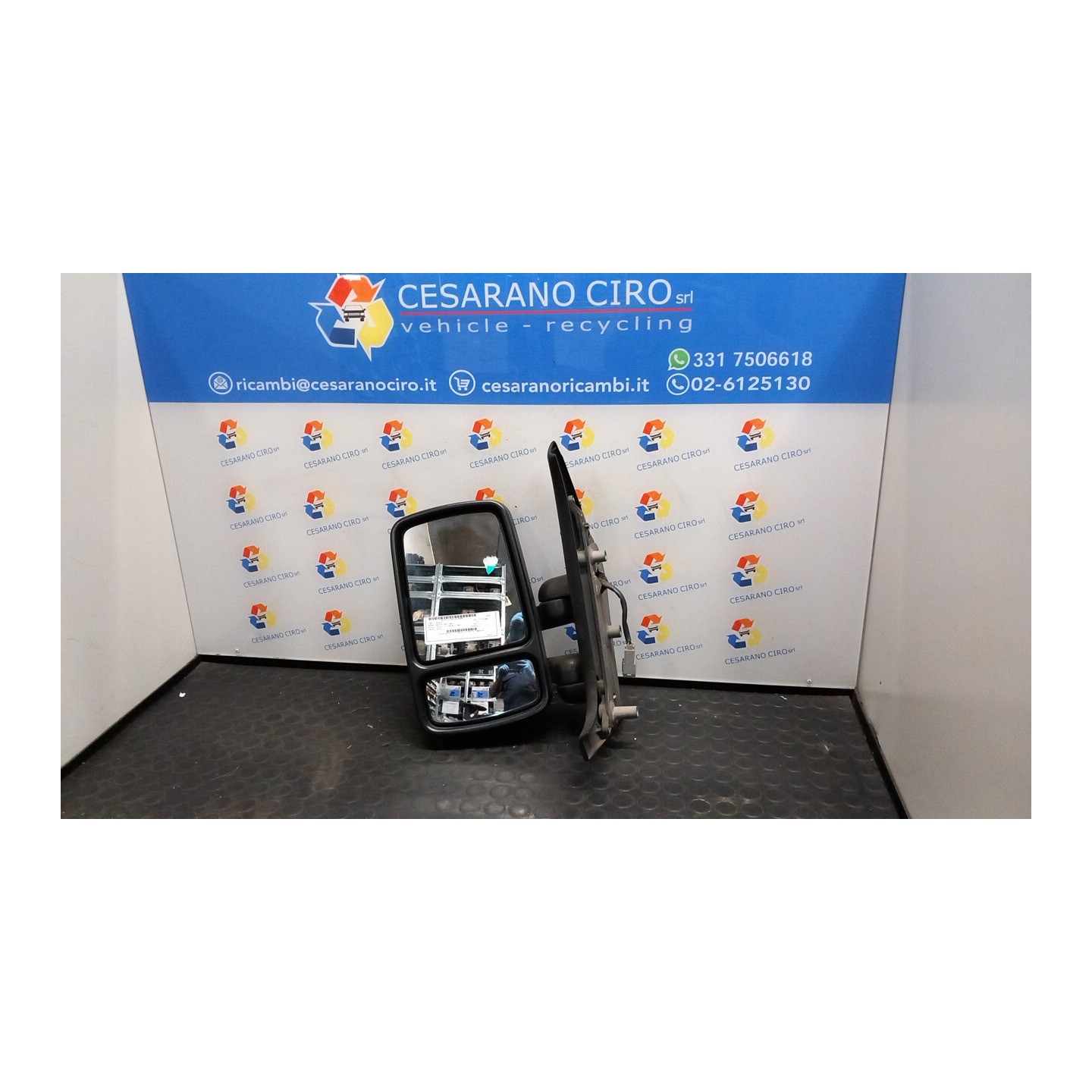 RETROVISORE EST. C/CRISTALLO DOPPIO SX. 009 RENAULT MASTER (10/03-10/06) G9UA7 7700352183