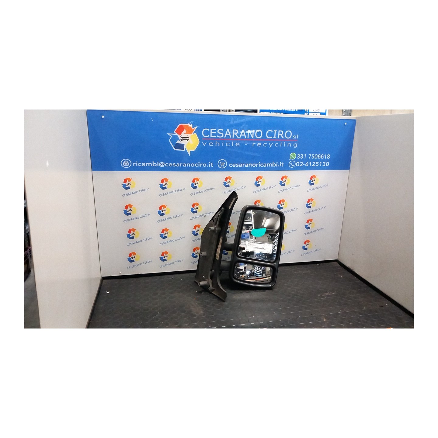 RETROVISORE EST. C/CRISTALLO DOPPIO DX. 011 RENAULT MASTER (10/03-10/06) G9UA7 7700352184