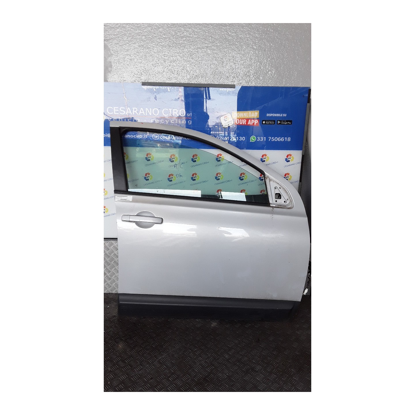 PORTA ANT. DX. 032 NISSAN QASHQAI (J10E/JJ10E) (02/07-12 K9K H0100JD0MD