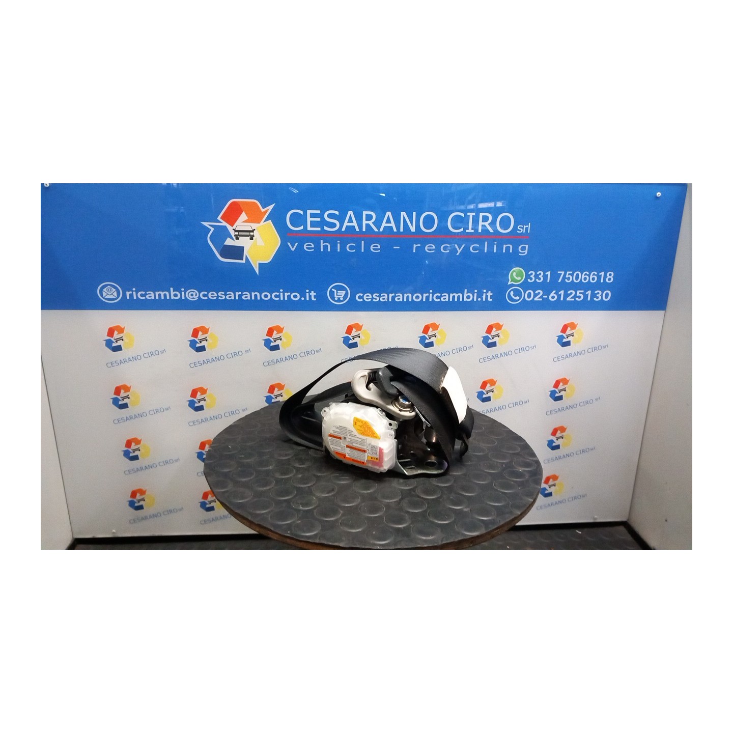 CINTURA DI SICUREZZA ANT. SX. 052 FIAT SEDICI (3B) (02/06-11/11) M16A 71750994