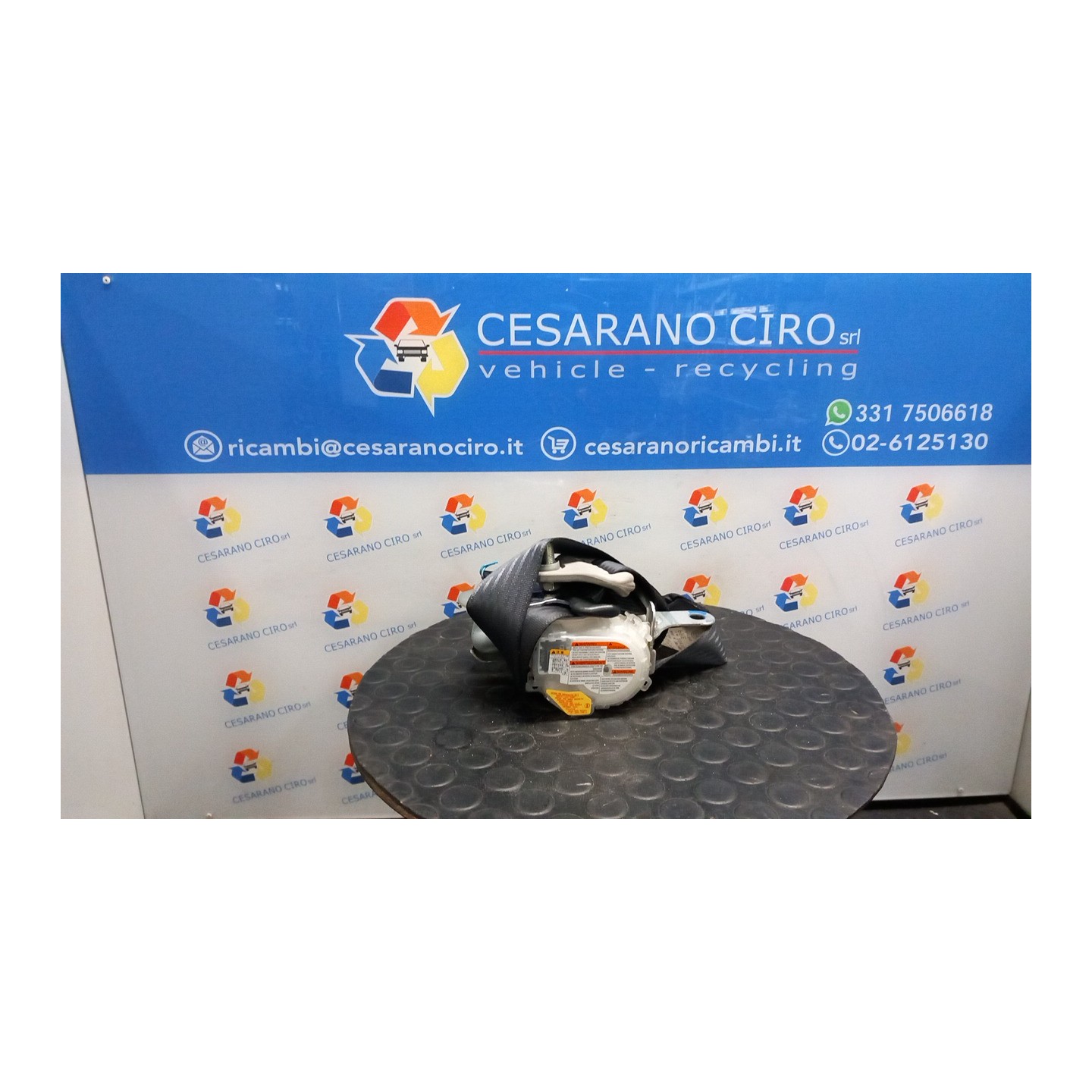 CINTURA DI SICUREZZA ANT. DX. 053 FIAT SEDICI (3B) (02/06-11/11) M16A 71750993