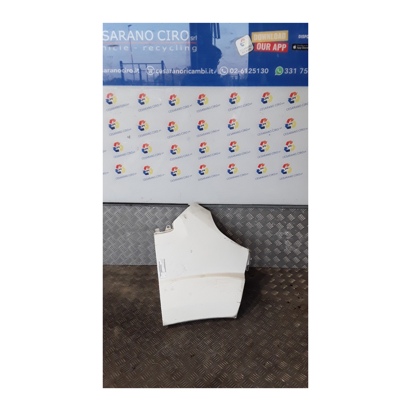 PARAFANGO ANT. DX. 121 CITROEN JUMPER FURGONE (06/06-) 4HV 1610458480