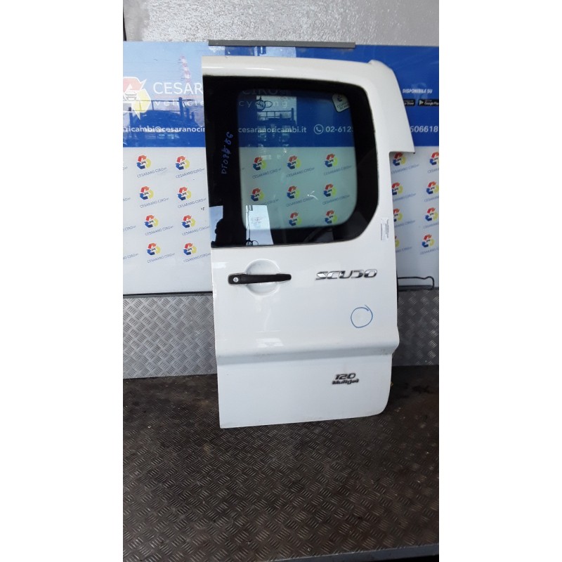 PORTA CARICO POST. A BATTENTE VETRATA DX. 122 FIAT SCUDO (3H) (01/07-12/16-) RHK 1400428888 PORTA CARICO POST. A BATTENTE VETRATA DX. 122 FIAT SCUDO (3H) (01/07-12/16-) RHK 1400428888