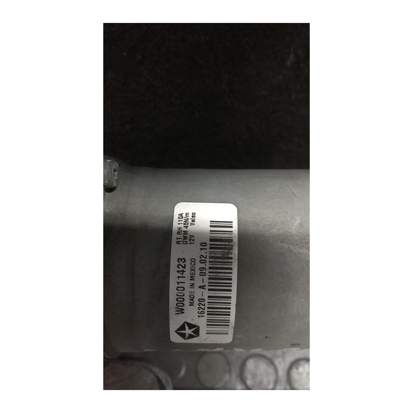 MECCANISMO TERGIPARABREZZA CON MOTORINO 052 CHRYSLER GRAND VOYAGER (03/08-) 5 K05113043AA