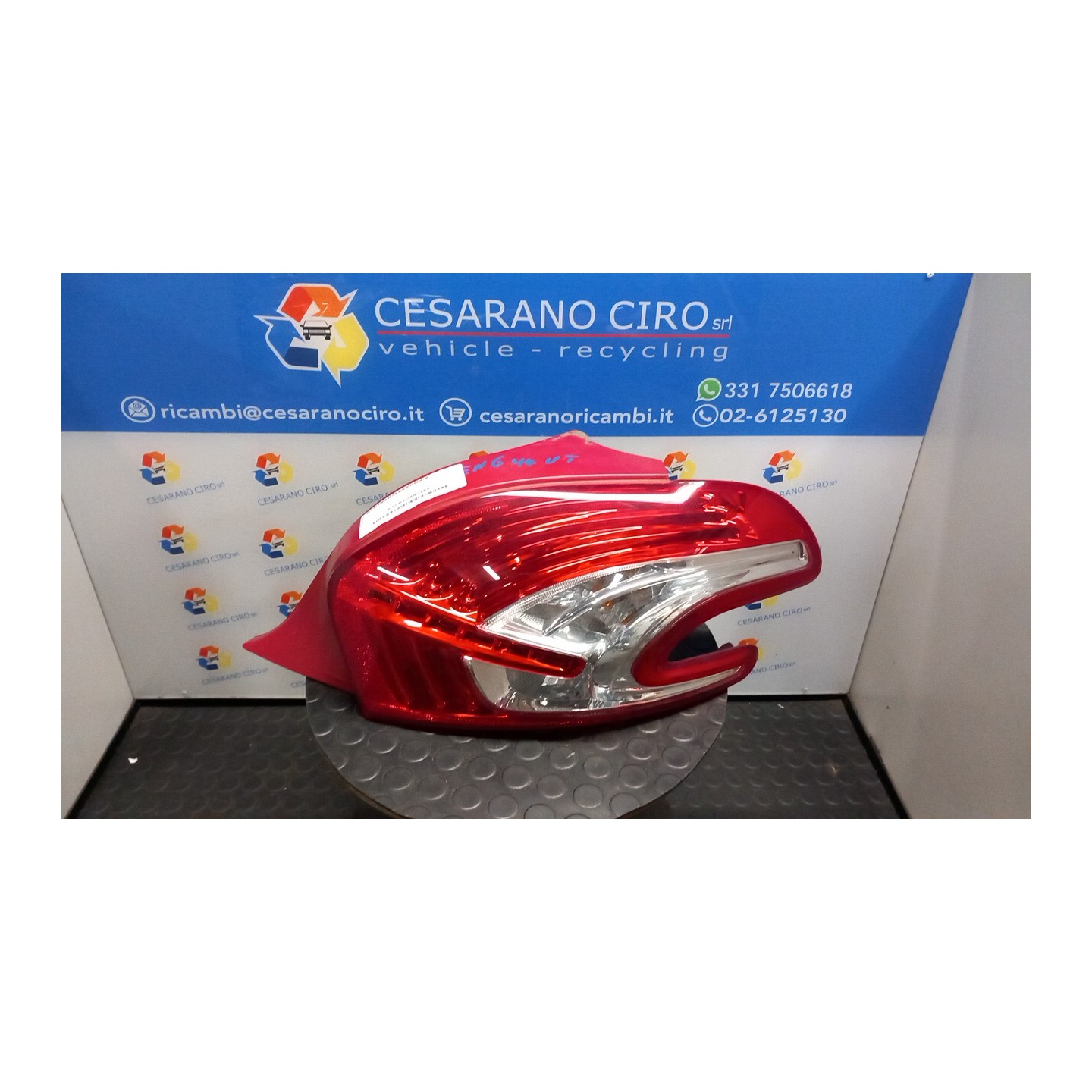 FANALE POST. DX. 033 PEUGEOT 208 (01/12-11/15) 9H06 9672628380