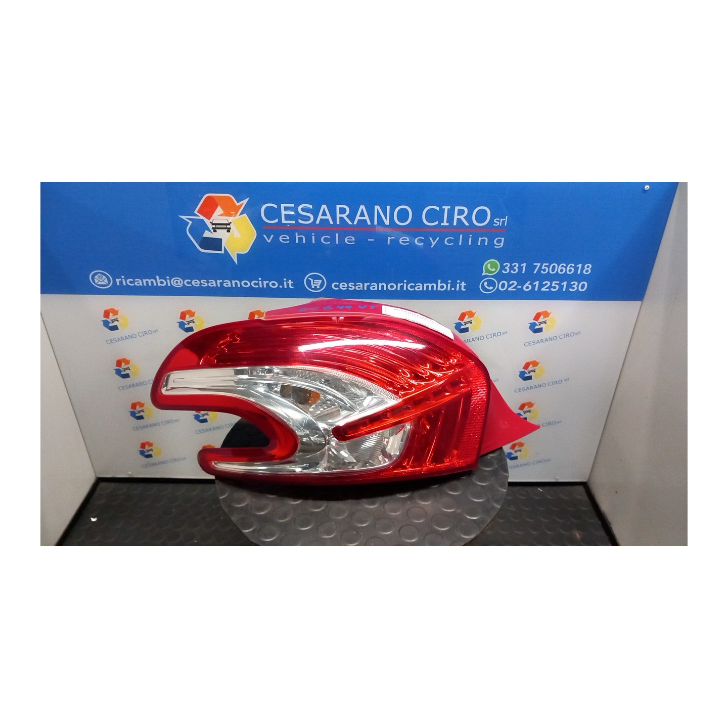 FANALE POST. SX. 034 PEUGEOT 208 (01/12-11/15) 9H06 9672628280