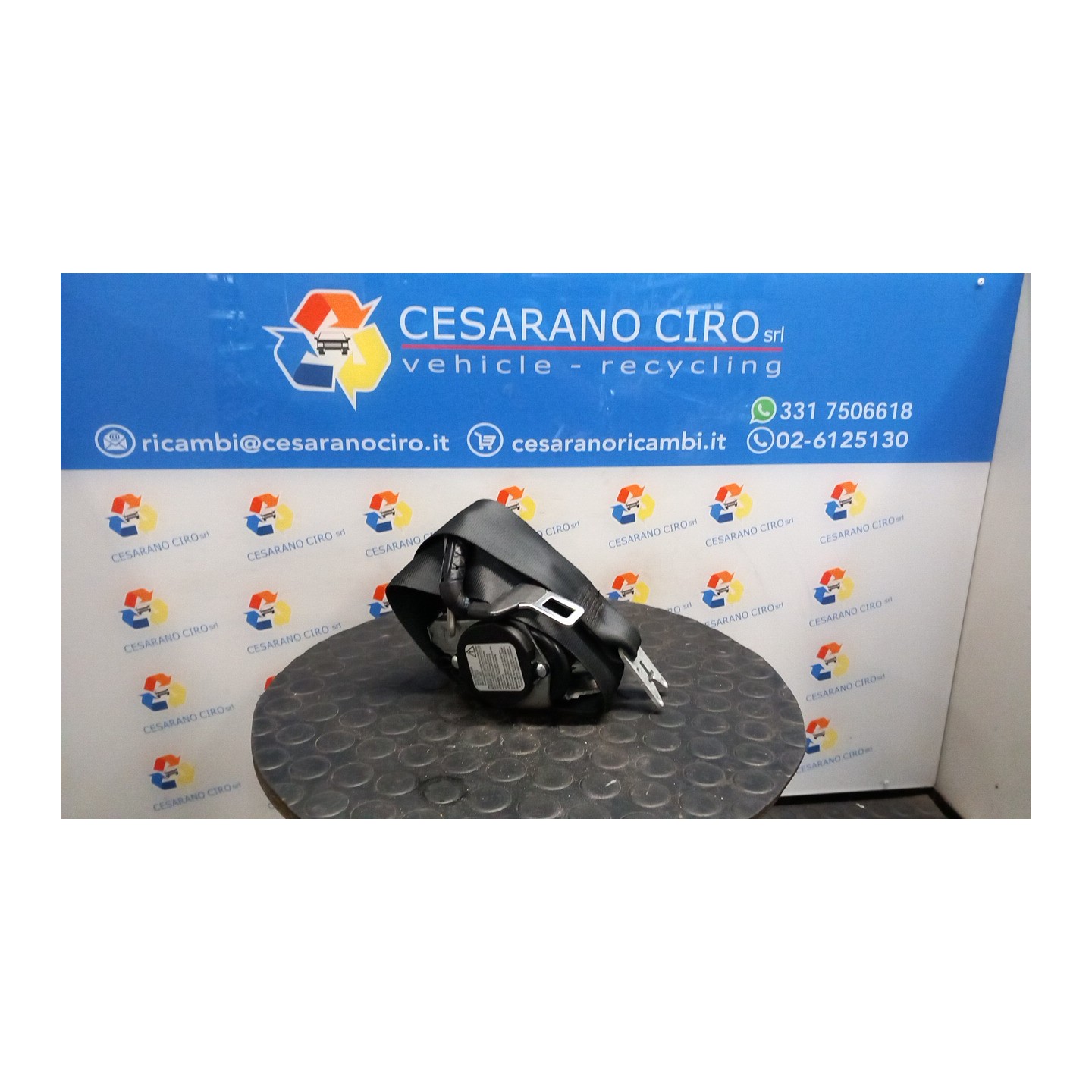 CINTURA DI SICUREZZA ANT. SX. 052 ALFA ROMEO MITO (QZ) (03/11-05/13) 350A1000 156098997