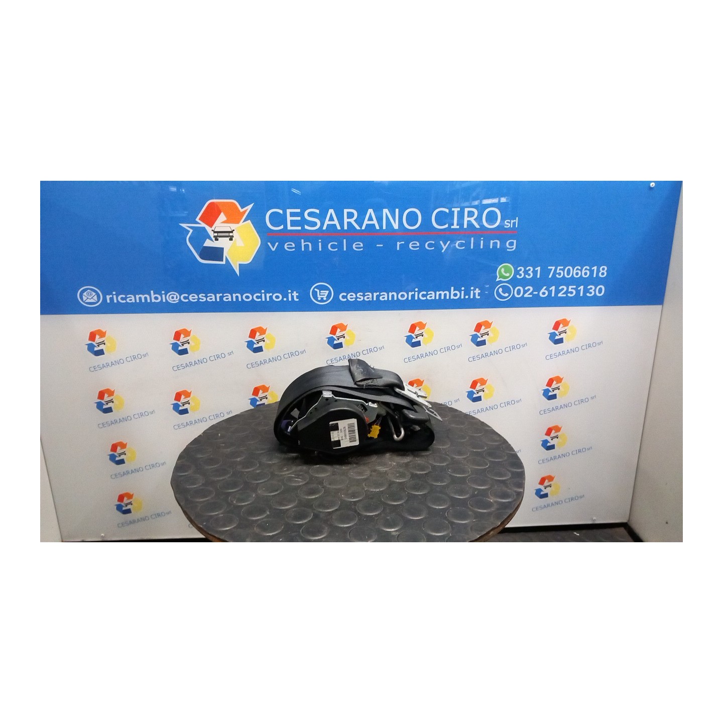 CINTURA DI SICUREZZA ANT. DX. 053 ALFA ROMEO MITO (QZ) (03/11-05/13) 350A1000 156098997