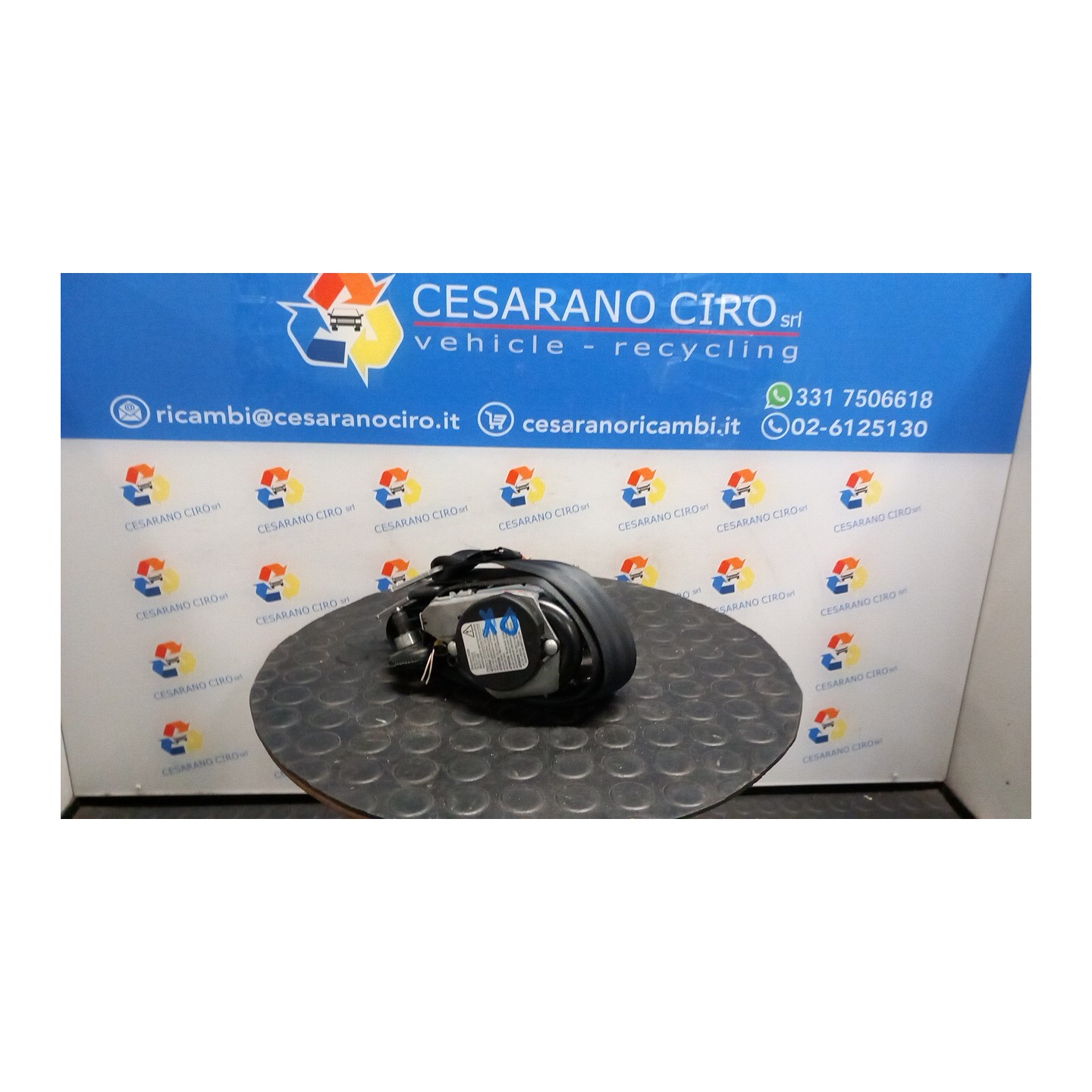 CINTURA DI SICUREZZA ANT. DX. 053 ALFA ROMEO MITO (QZ) (03/11-05/13) 350A1000 156098997