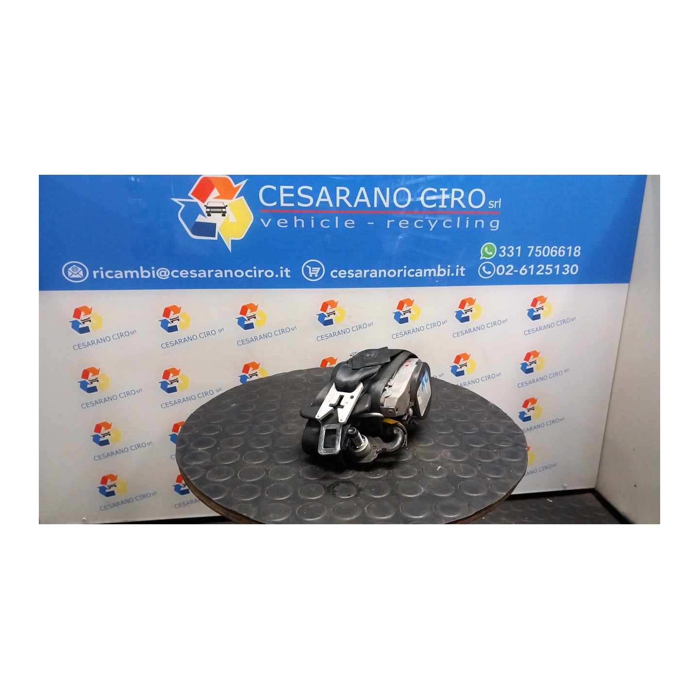 CINTURA DI SICUREZZA ANT. DX. 053 ALFA ROMEO MITO (QZ) (03/11-05/13) 350A1000 156098997