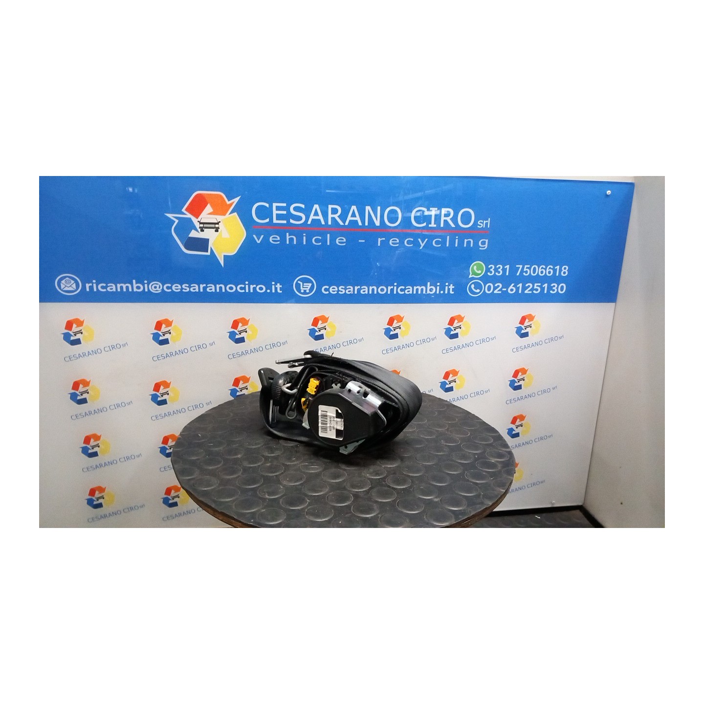 CINTURA DI SICUREZZA ANT. SX. 054 ALFA ROMEO MITO (QZ) (03/11-05/13) 350A1000 156098997