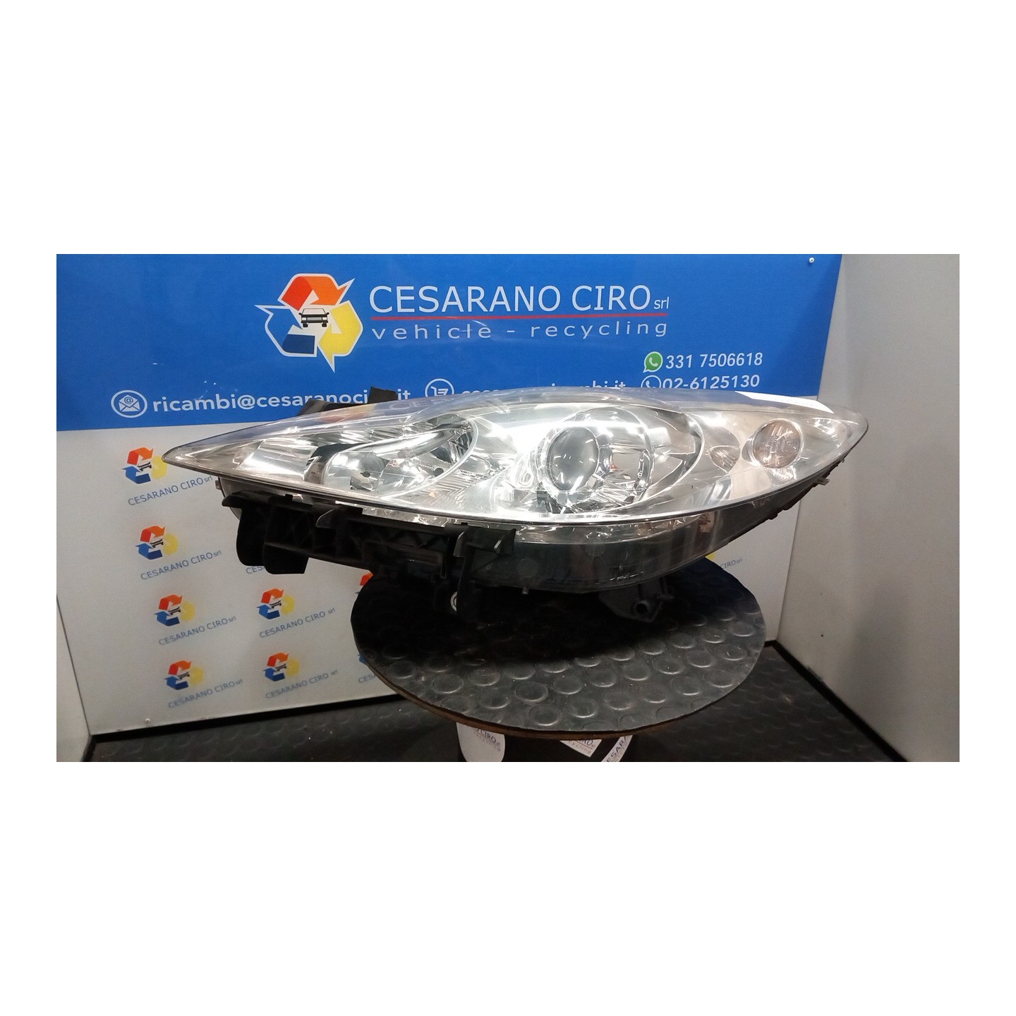 PROIETTORE C/FENDINEB. VALEO/AUTOM. LIGHT SX. 008 PEUGEOT 307 (04/01-12/06) NFU 6204Z3