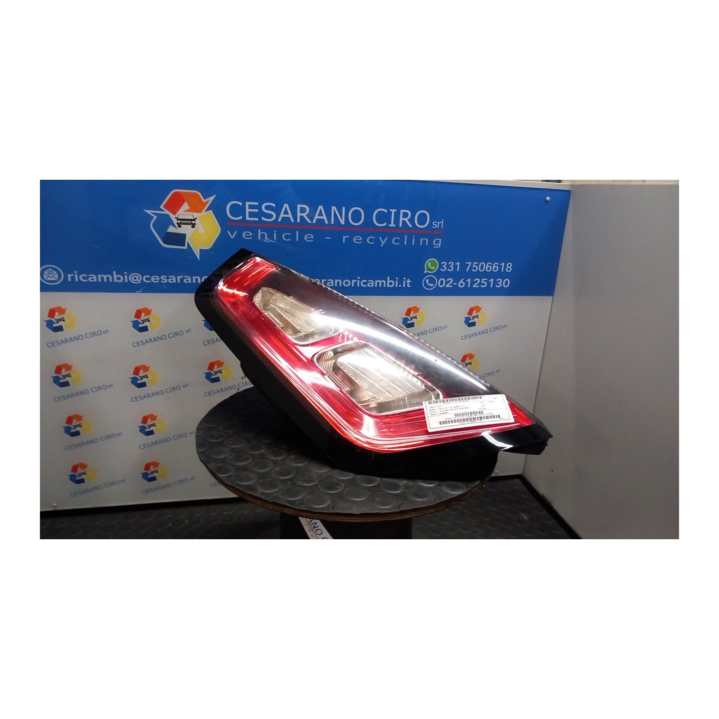 FANALE POST. ACTIVE,DYNAMIC,EMOTION SX. 106 FIAT PUNTO EVO (3J) (08/09-07/13) 955A6000 51927097