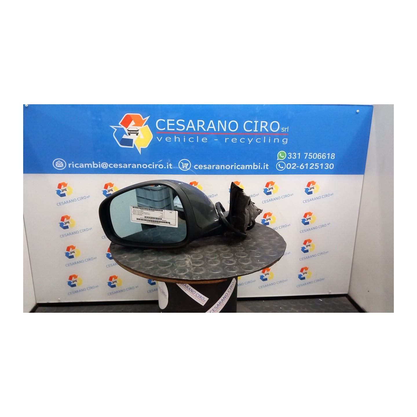 RETROVISORE EST. REGOLAZ. ELETTR. SX. 055 ALFA ROMEO 159 (X3/X9) (07/05-06/13) 939B1000 156053026