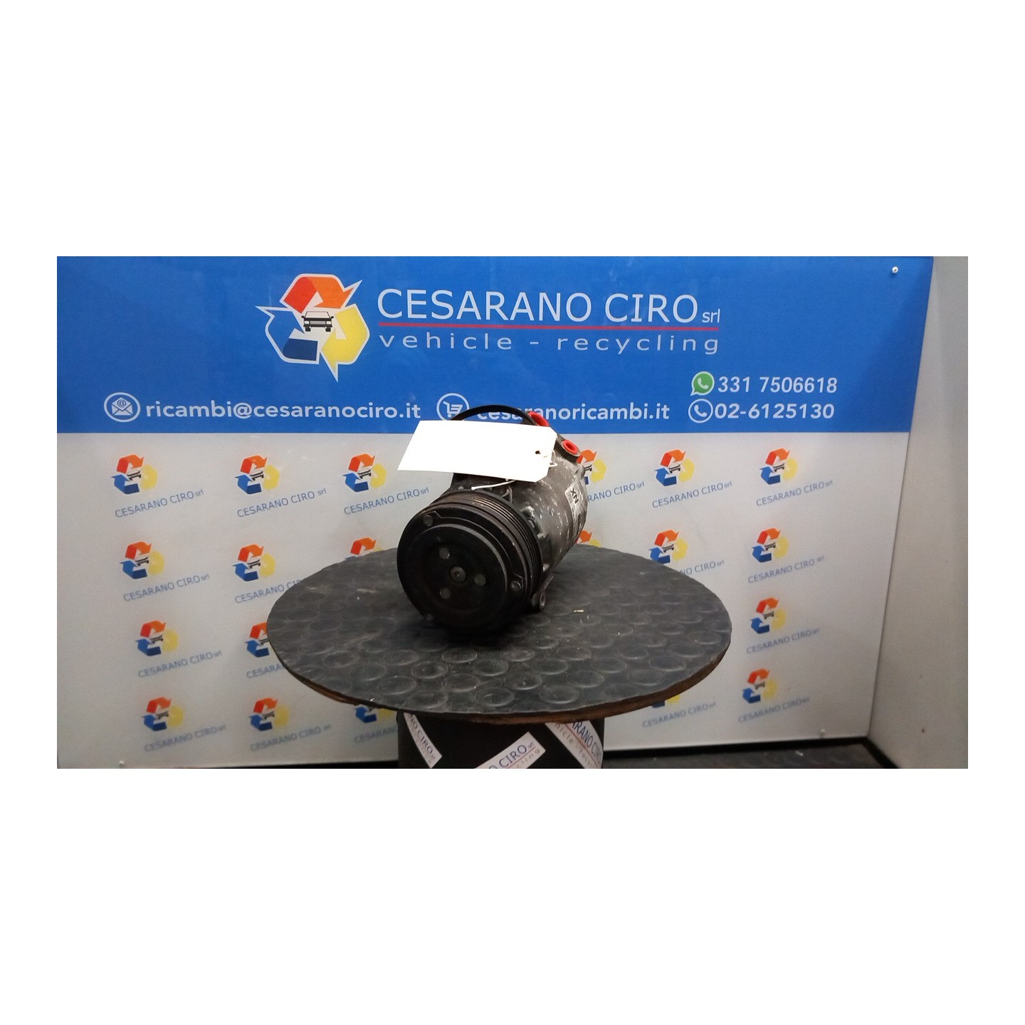 COMPRESSORE A/C 016 OPEL COMBO (X01) (11/01-01/12) Z16YNG 9165714