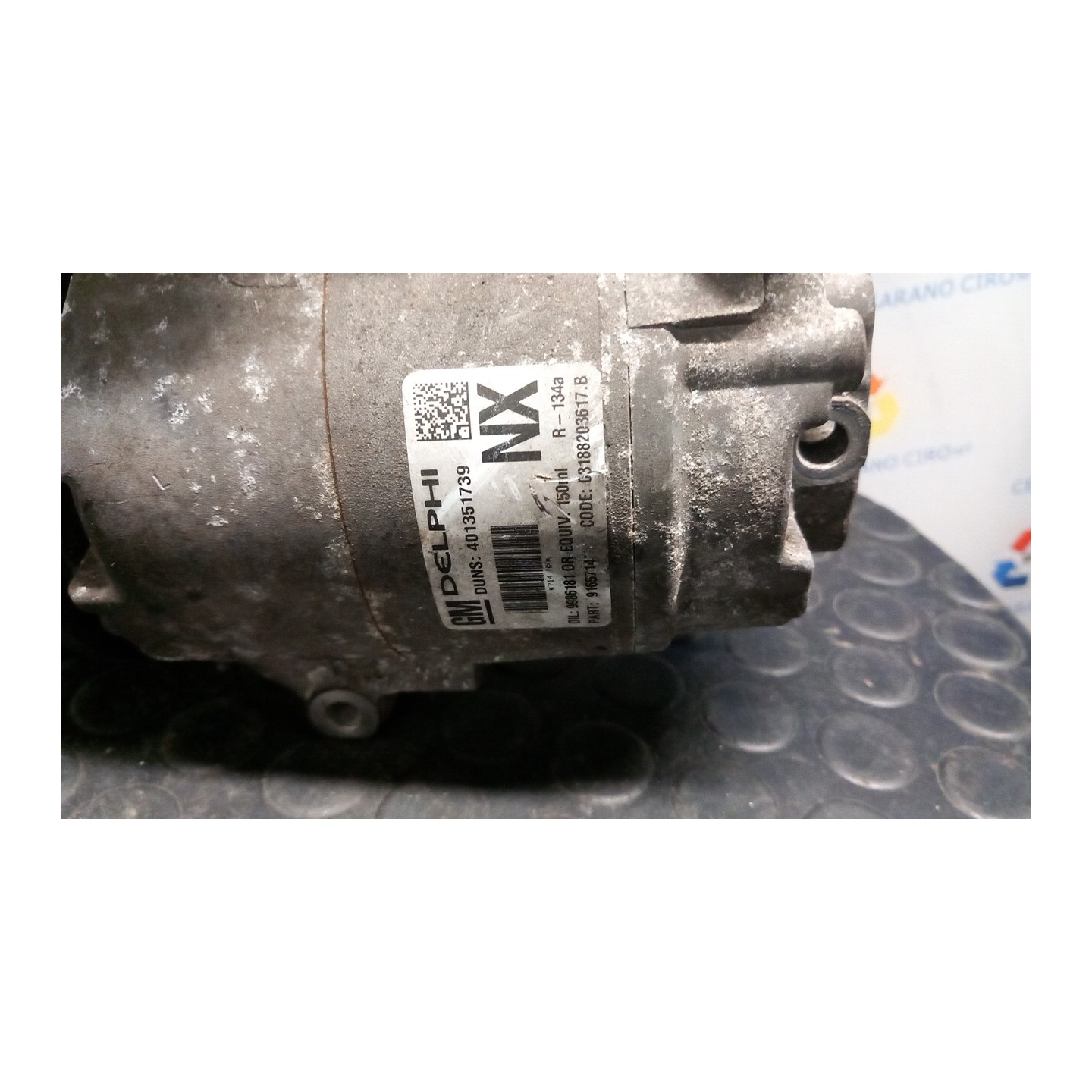 COMPRESSORE A/C 016 OPEL COMBO (X01) (11/01-01/12) Z16YNG 9165714