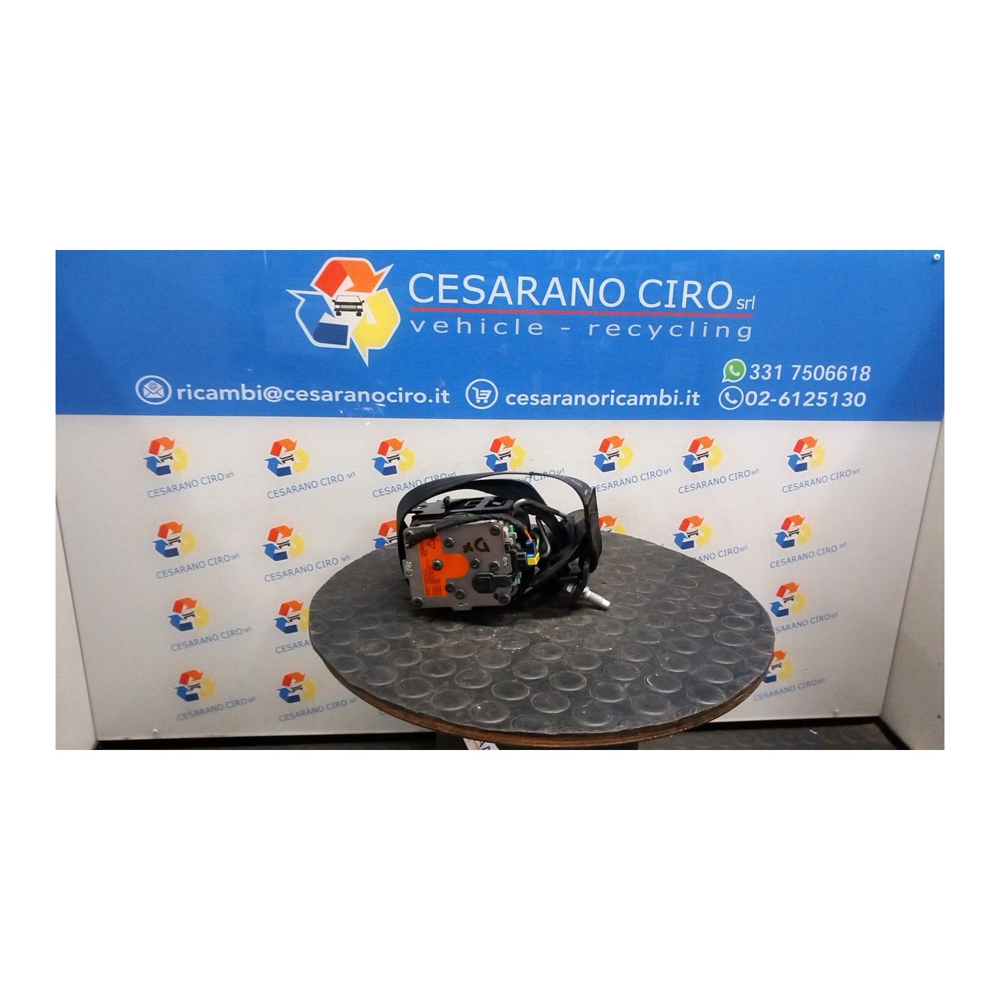 CINTURA DI SICUREZZA ANT. DX. 049 CITROEN DS4 (03/11-10/15) 9HR 8975ZN