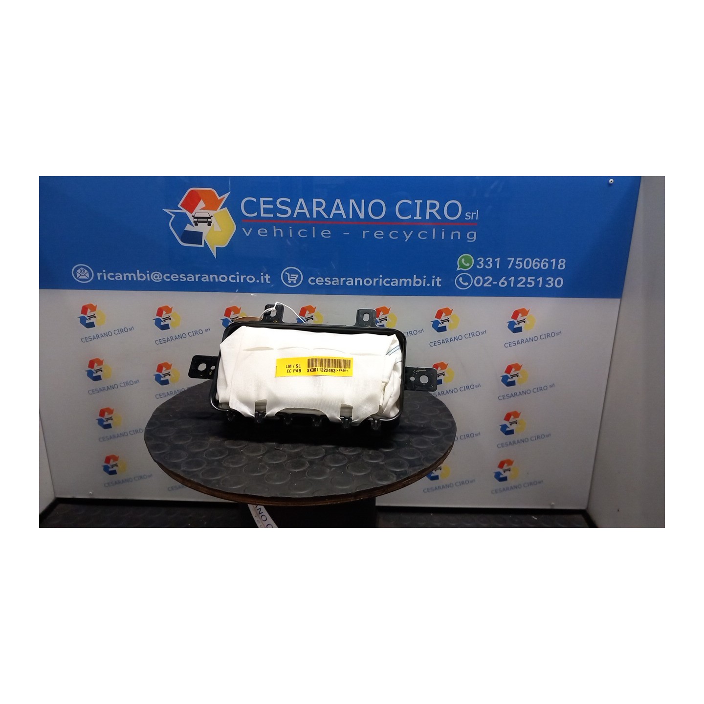 DISPOSITIVO AIRBAG LATO PASSEGGERO 083 HYUNDAI IX35 (02/10-) D4FD 845302Y000