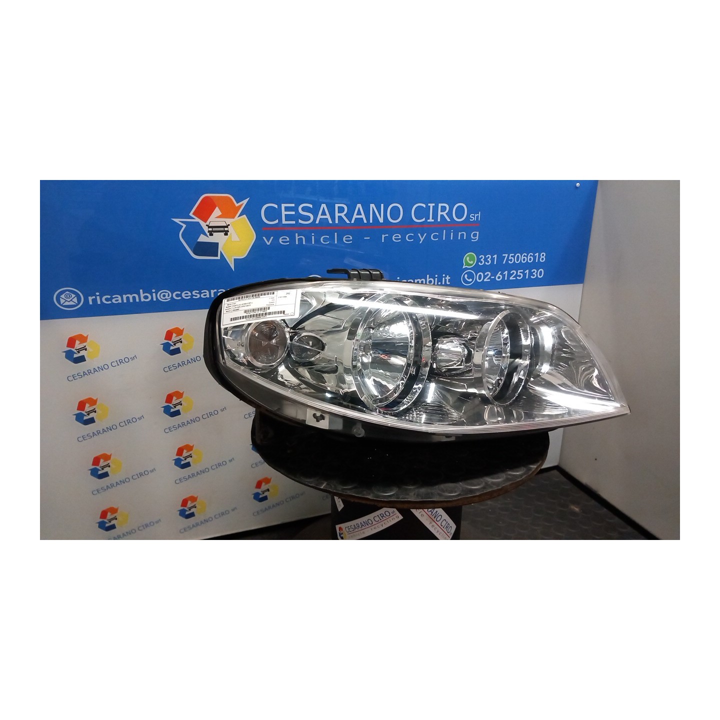 PROIETTORE DX. 098 FIAT PUNTO (2U) (07/03-01/07) 188A4000 51760025