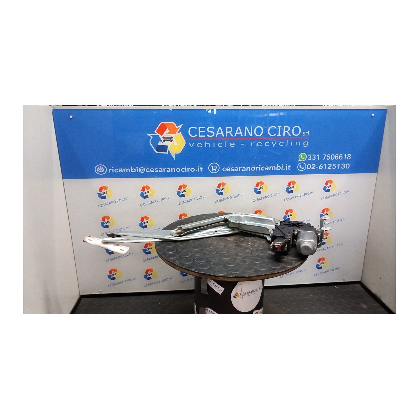 ALZACRISTALLO ELETTR. PORTA ANT. SX. 121 OPEL MERIVA (X03) (03/03-12/10) Z14XEP 93186830