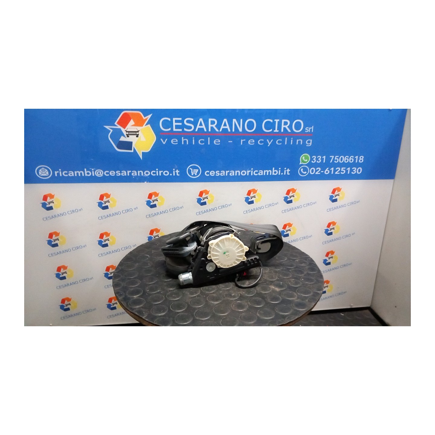 CINTURA DI SICUREZZA ANT. SX. 137 RENAULT CLIO 3A SERIE (07/05-05/09) D4FD7 8200683964