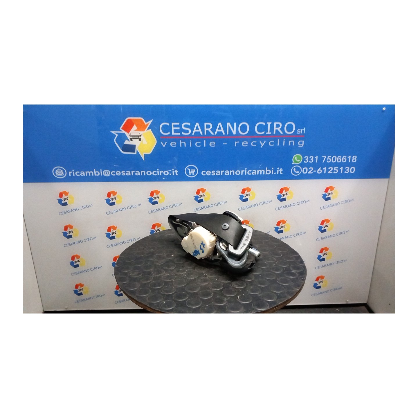 CINTURA DI SICUREZZA ANT. SX. 137 RENAULT CLIO 3A SERIE (07/05-05/09) D4FD7 8200683964