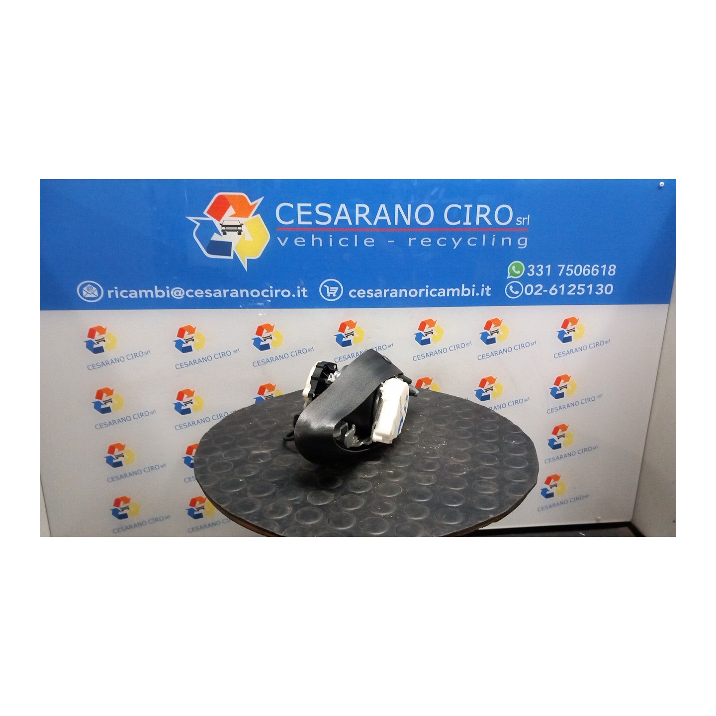 CINTURA DI SICUREZZA ANT. SX. 137 RENAULT CLIO 3A SERIE (07/05-05/09) D4FD7 8200683964