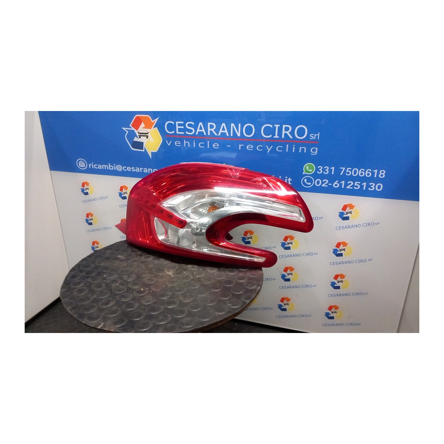 FANALE POST. DX. 046 PEUGEOT 208 (01/12-11/15) 9H06 9672628380