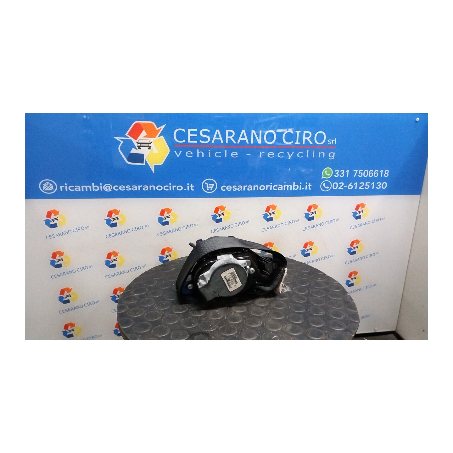 CINTURA DI SICUREZZA ANT. DX. 075 FIAT FREEMONT (24) (04/11-) 939B5000 K1SX09DX9AB