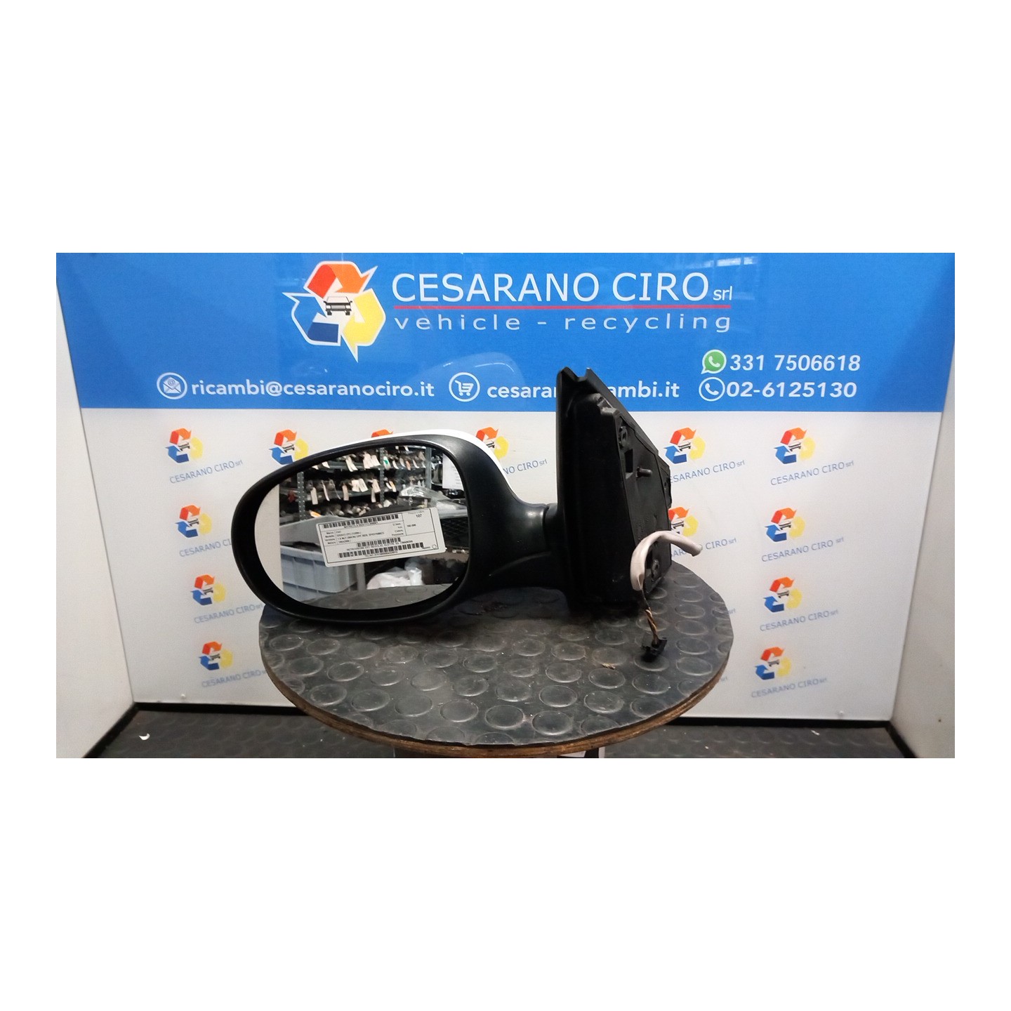 RETROVISORE EST. REGOLAZ. ELETTR. SX. 001 FIAT BRAVO (3Y) (12/09-) 198A2000 735508255