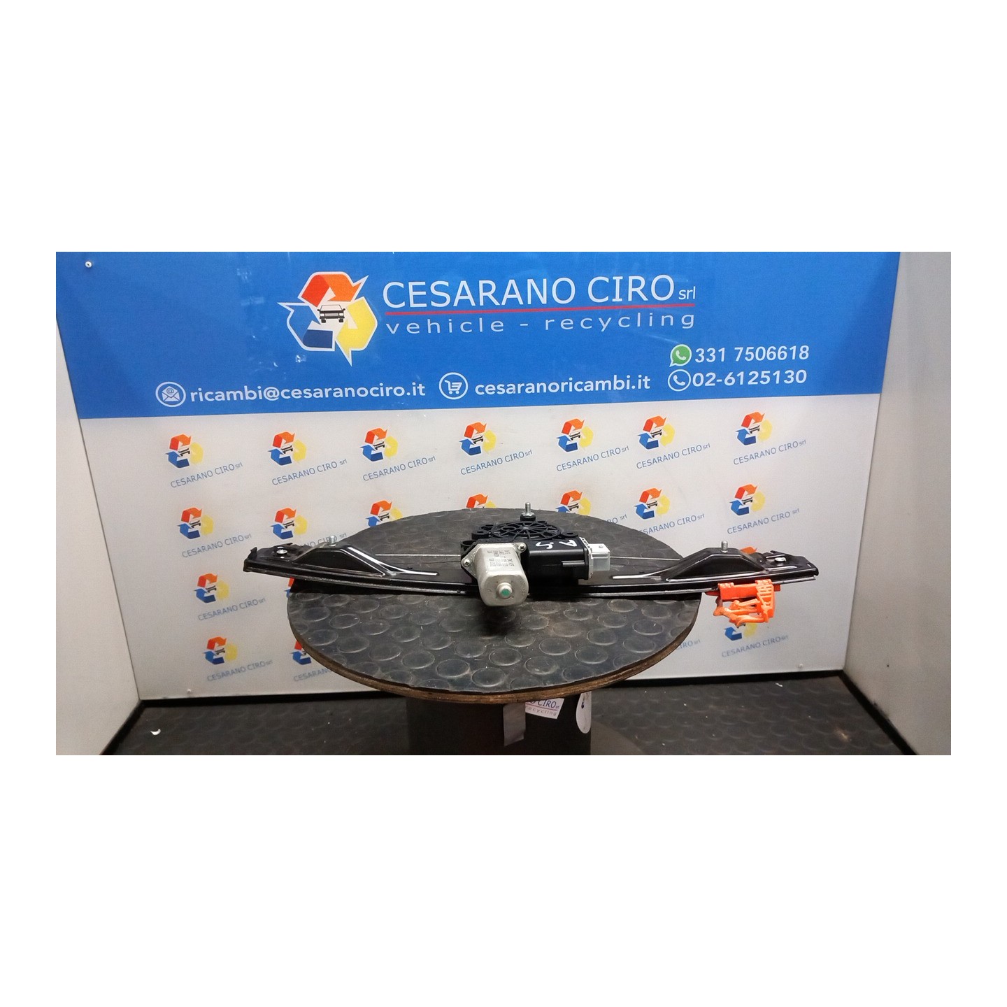 ALZACRISTALLO ELETTR. PORTA ANT. C/MOTORINO SX. 003 FIAT BRAVO (3Y) (12/09-) 198A2000 51836460