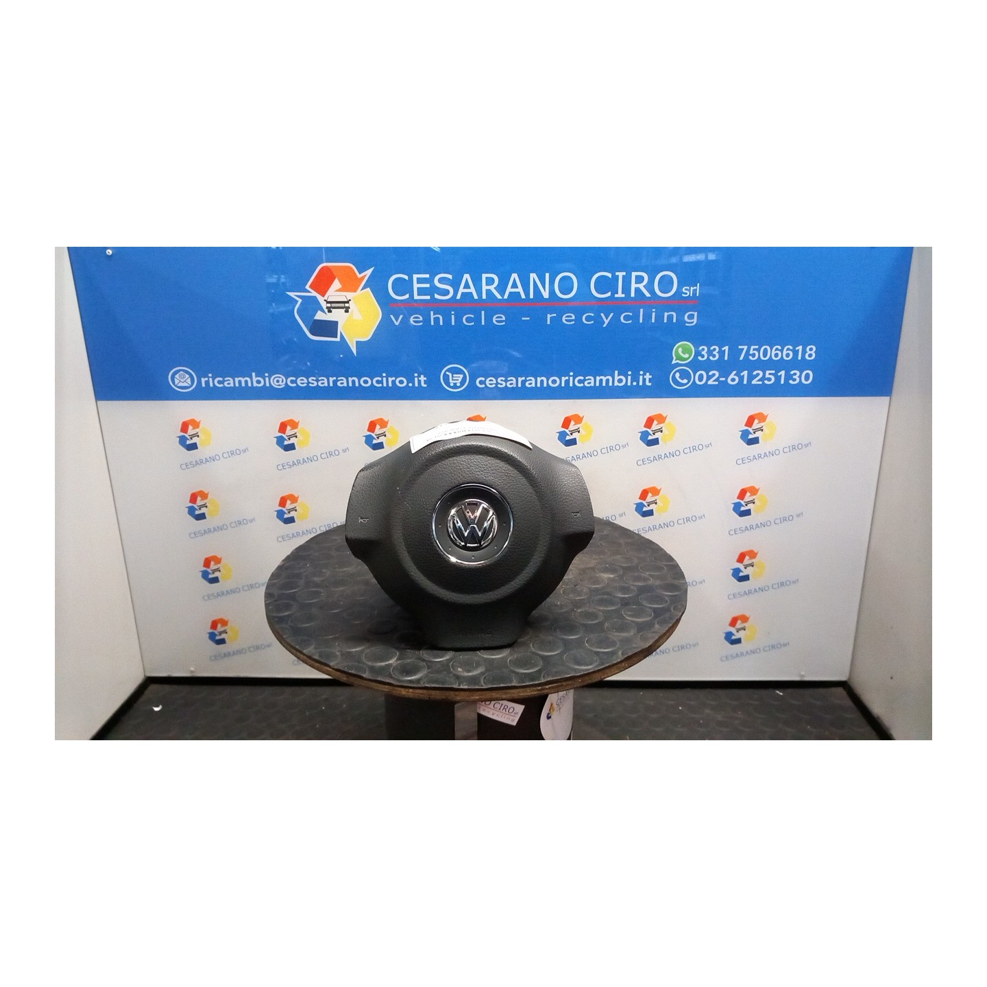 DISPOSITIVO AIRBAG LATO GUIDA 064 VOLKSWAGEN POLO (6R) (05/09-10/14) CAY 6R0880201D81U