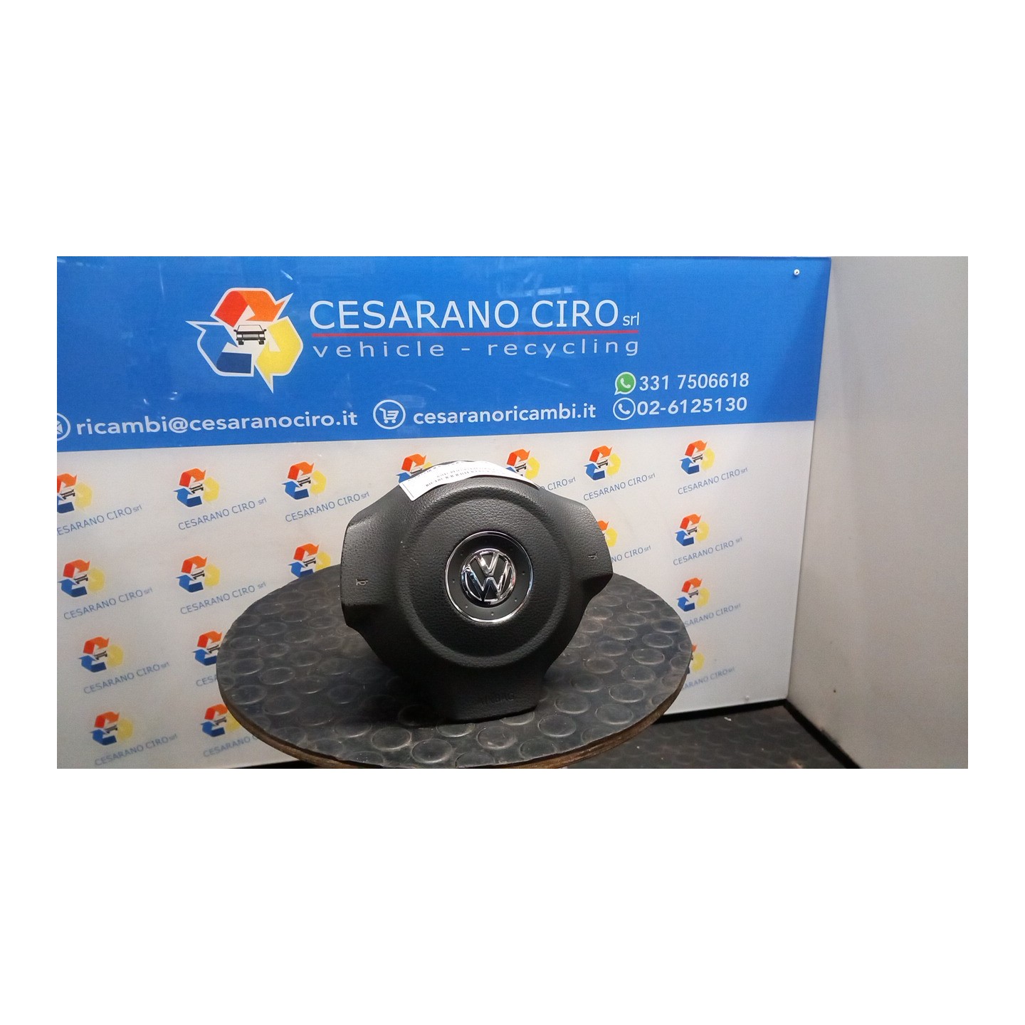 DISPOSITIVO AIRBAG LATO GUIDA 064 VOLKSWAGEN POLO (6R) (05/09-10/14) CAY 6R0880201D81U