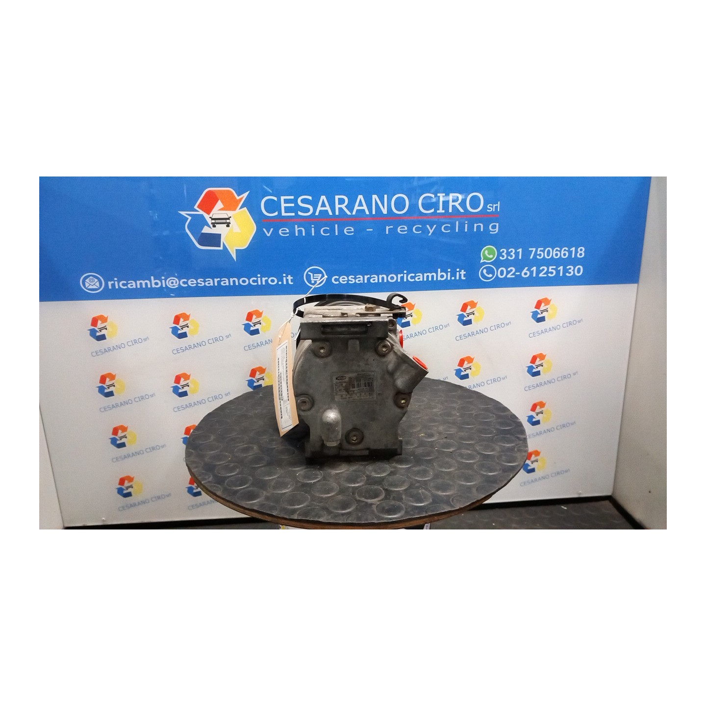COMPRESSORE A/C 017 FIAT PUNTO 1A SERIE (11/93-10/99) 176B9000 46785773