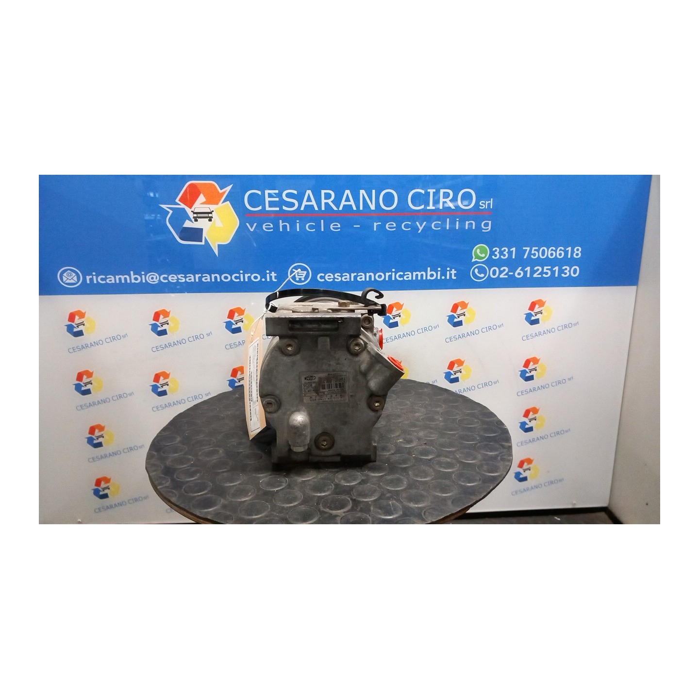 COMPRESSORE A/C 017 FIAT PUNTO 1A SERIE (11/93-10/99) 176B9000 46785773