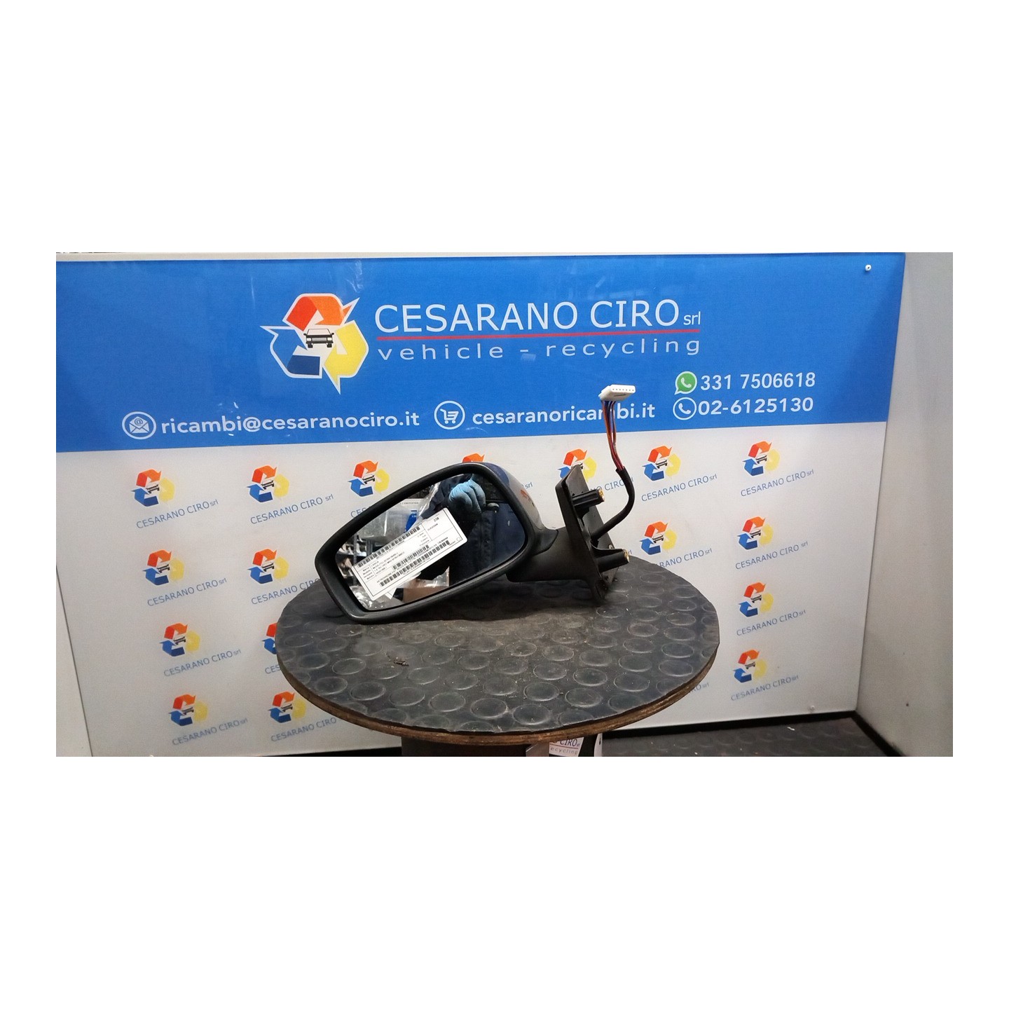 RETROVISORE EST. REGOLAZ. ELETTR. C/SBRINAMENTO SX. 094 LANCIA MUSA (TG) (07/04-06/08) 843A1000 735360564