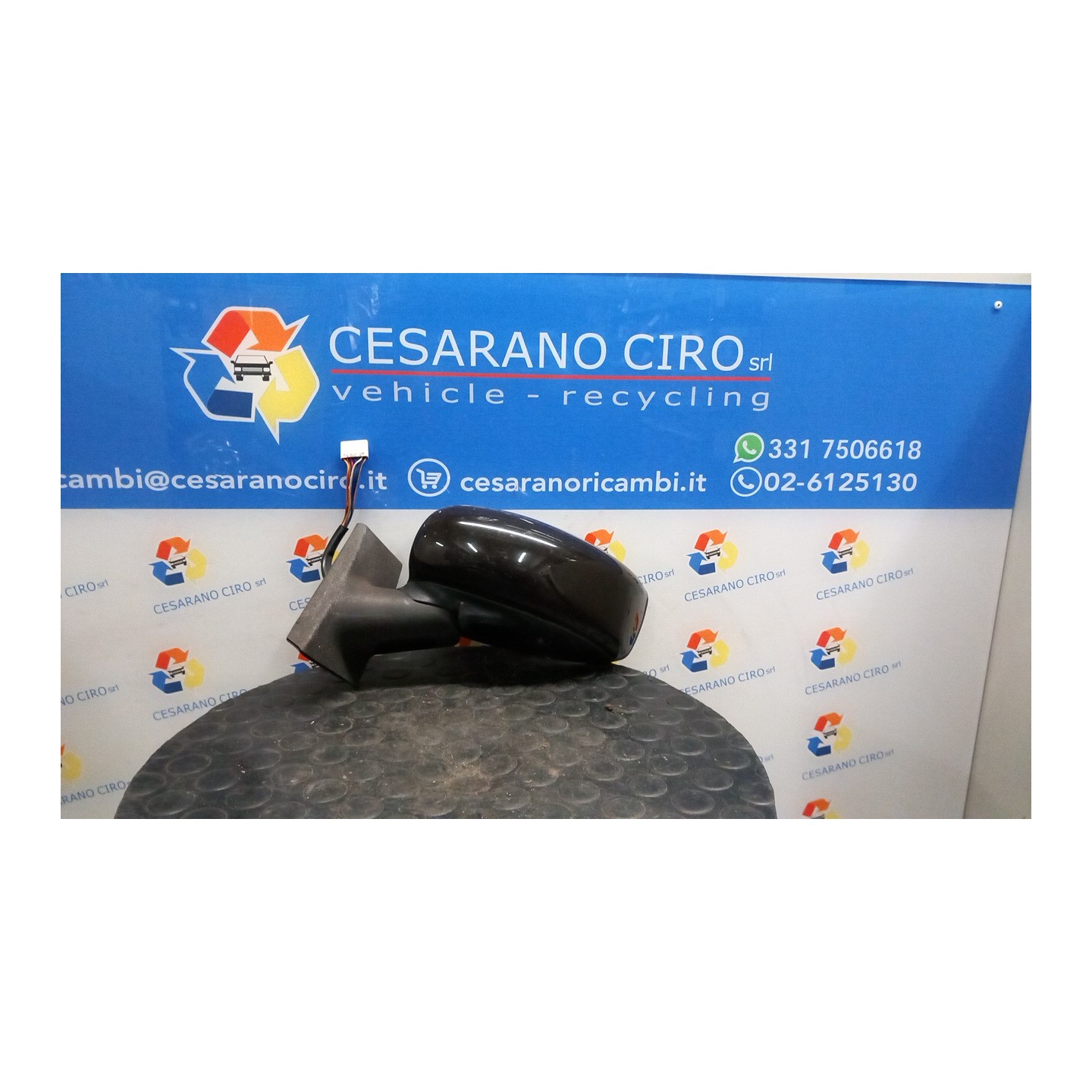 RETROVISORE EST. REGOLAZ. ELETTR. C/SBRINAMENTO SX. 094 LANCIA MUSA (TG) (07/04-06/08) 843A1000 735360564