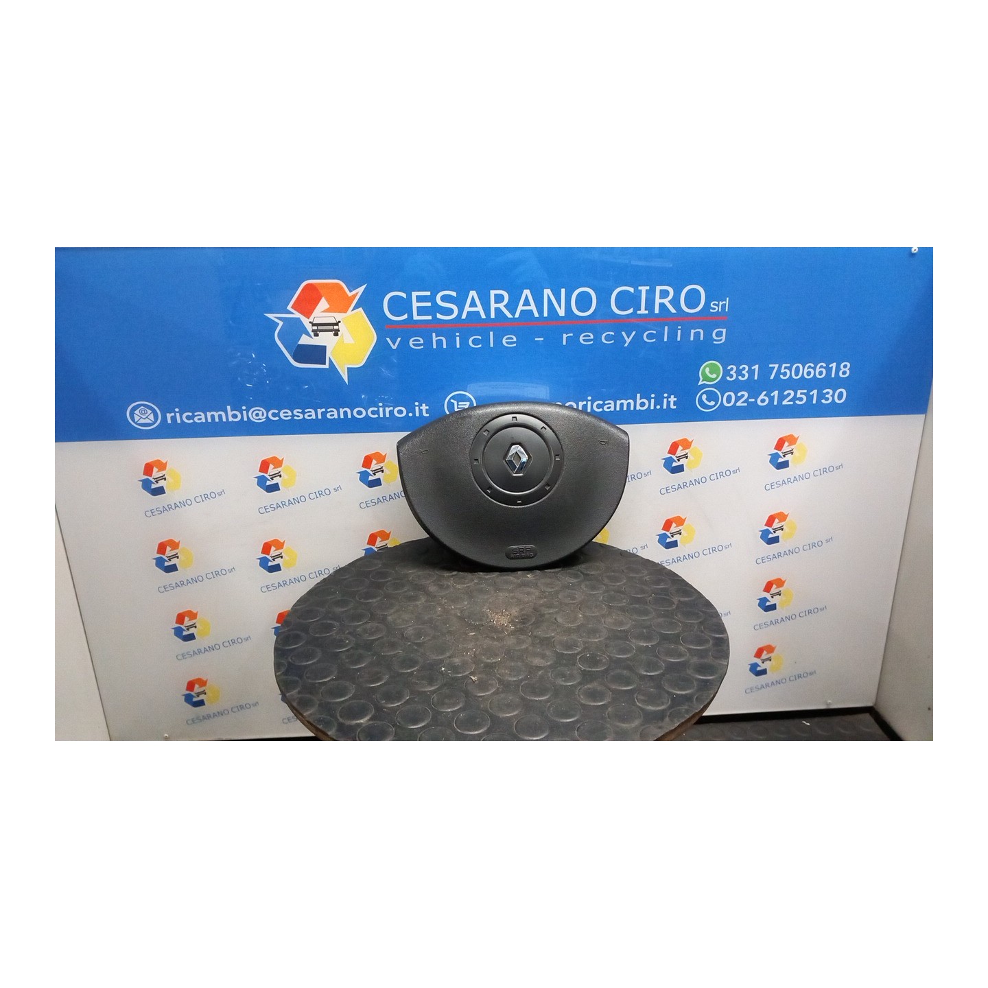 DISPOSITIVO AIRBAG LATO GUIDA 033 RENAULT KANGOO (01/08-) K9KE8 8200893585